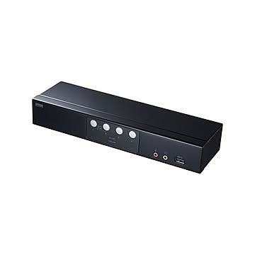 サンワサプライ DisplayPort対応パソコン自動切替器（4：1） SW-KVM4HDPU