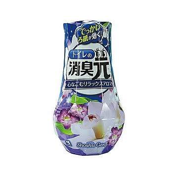 （まとめ）小林製薬 トイレの消臭元心なごむリラックスアロマ 400ml 1セット（5個）【×5セット】