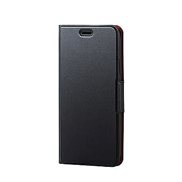 エレコム iPhone XR/ソフトレザーカバー/薄型/磁石付/ブラック PM-A18CPLFUBK 管理No. 4953103369986