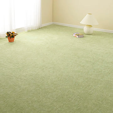 萩原 ラウム カーペット グリーン 江戸間4.5畳 カット可能