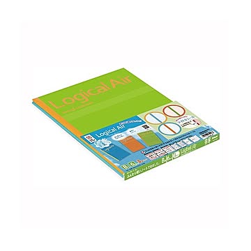 （まとめ） ナカバヤシ ロジカルエアーノート 糸綴じノート A4 40枚 B罫 3冊パック 【×10セット】