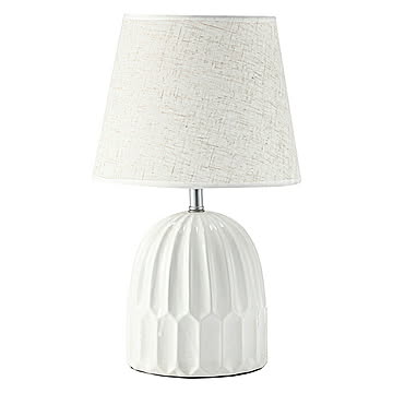 東谷 陶器とファブリックのテーブルライト