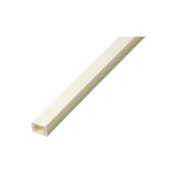 (まとめ)YAZAWA 固定テープ付モール 1号 1m オフホワイト FF1W×20セット