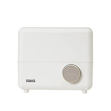 PRISMATE ミストディフューザー 加湿器 LEDライト タイマー 卓上 小型 PR-HF071 ホワイト