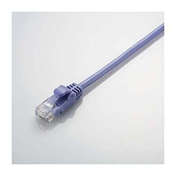 (まとめ)エレコム Gigabit やわらかLANケーブル(Cat6準拠) LD-GPY/BU3【×5セット】