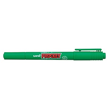 （まとめ） 三菱鉛筆 ユニ プロッキー 極細／細字丸芯（0.4mm・0.9mm） PM-120T.6 緑 1本入 【×30セット】