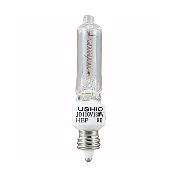 (まとめ) ウシオライティング JDミニハロゲンランプ 150W形 E11口金 JD110V130WHEP 1個  【×10セット】