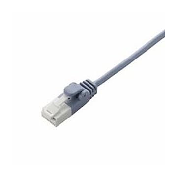 (まとめ)エレコム ツメ折れ防止スリムLANケーブル(Cat6準拠) LD-GPST/BU05【×10セット】