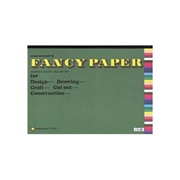 （まとめ） マルマン ファンシーペーパー B4ヨコ 色画用紙 27色 28枚 S325A 1冊 【×5セット】