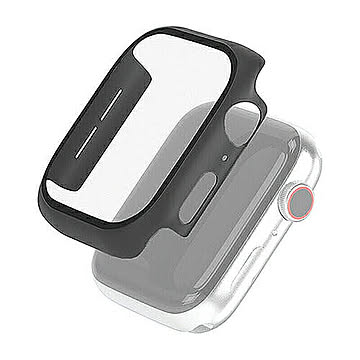 エレコム Apple Watch ケース フルカバー SE 6 5 4 (40mm) ガラス ブラック AW-40CSPCGBK 管理No. 4549550207294