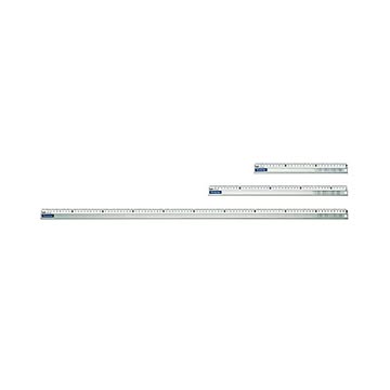 （まとめ）ライオン事務器 アルミカッティング定規60cm AL-60 1本【×5セット】