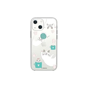 abbi FRIENDS ターチャンソフトクリアケース for iPhone 13 mini 遊び ABF21714i13MN