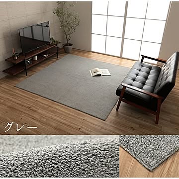 イケヒコ・コーポレーション ラグ クレイド グレー 190×240cm 3985929