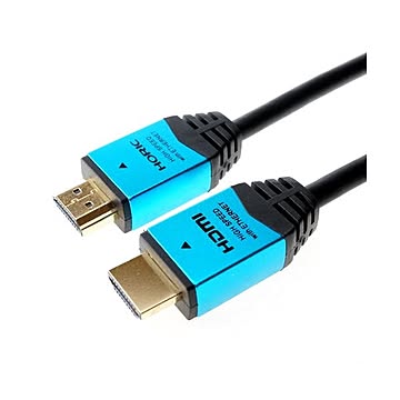 （まとめ）HORIC HDMIケーブル 1.5m ブルー HDM15-893BL×5セット
