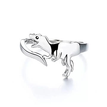 リング 恐竜 ティラノサウルス トリケラトプス スーパーサウルス ブラキオサウルス ダイナソー ジュラ紀 ジュラシック 指輪 指先 レディース