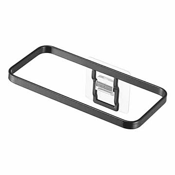 tower タワー (山崎実業) フィルムフックポリ袋ホルダー Self-Adhesive Plastic Bag Holder ゴミ袋ホルダー 簡易ゴミ入れ