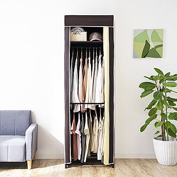 選べるカバー付きクローゼットハンガー 60幅 4017