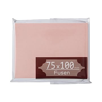 (まとめ) TANOSEE ふせん 75×100mm 桃 1冊 【×30セット】