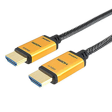 ホーリック 光ファイバー HDMIケーブル 15m メッシュタイプ ゴールド HH150-536GM 管理No. 4533115065368