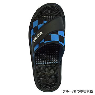 健康サンダル メンズ レディース 和柄 市松模様 竹ふみ オフィス 足ツボ チェック柄 サンダル スリッパ 健康 快適フミフミ 健康スリッパ ドリアン