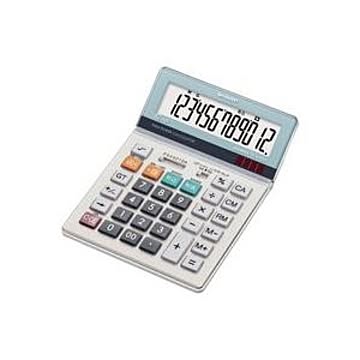 （まとめ）シャープ SHARP 大型電卓 EL-S752K-X×2セット