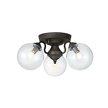 Tango-ceiling lamp 3 タンゴシーリングランプ 3 (LED球付属) AW-0395E 天井照明 シーリングライト ガラス製グローブ レトロ シンプル