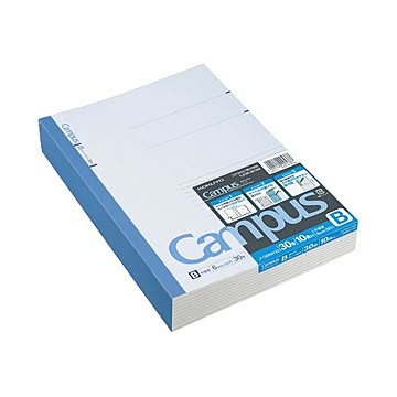 コクヨ キャンパスノート中横罫セミB5 B罫 30枚 ノ-3BNX10 1セット180冊：10冊×18パック