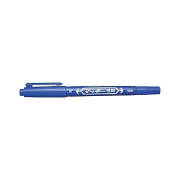 （まとめ） ゼブラ マッキー極細 青 極細0.5mm・細字1.0〜1.3mm 【×30セット】