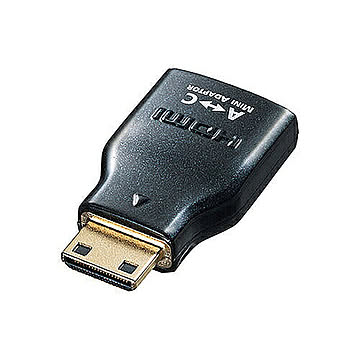サンワサプライ HDMI変換アダプタ　ミニHDMI AD-HD07MK 管理No. 4969887765715