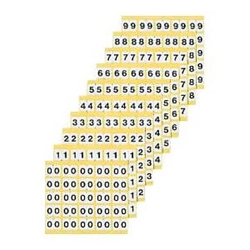 ナンバーラベルM 数字9 （25片×10シート） KM-1-9
