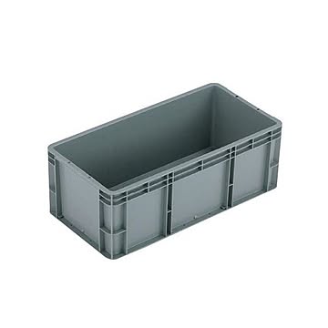 4個セット TP規格コンテナボックス TP-362.5B 穴無し グレー