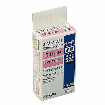 エプソン用 互換インクカートリッジ ITH-LM ライトマゼンタ LNEPITH-LM 管理No. 4582458926782