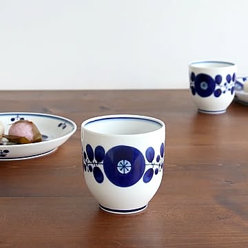 白山陶器 ブルーム ゆのみ 大サイズ