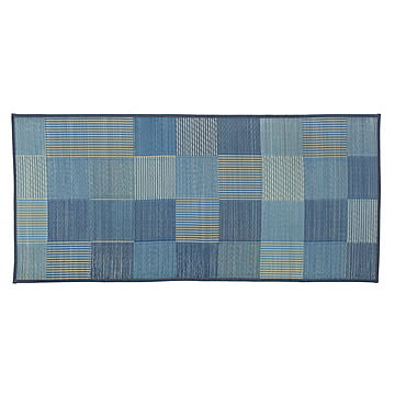 い草 ストレッチマット デニムパッチ 80x170cm 萩原