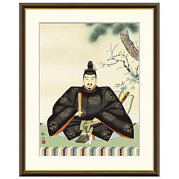 額絵 天神 浮田秋水 61x49.5cm 三幸