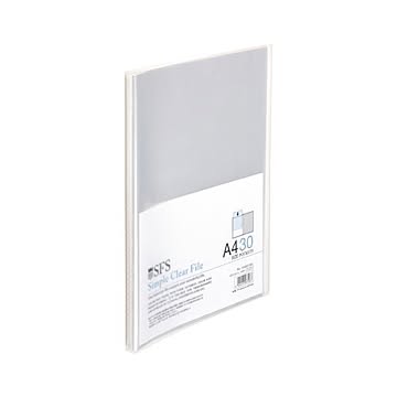 （まとめ） たんぽぽ A4クリアーファイル A4判タテ型（30ポケット） 109991060 クリアー 1冊入 【×10セット】