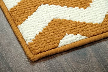 イケヒコ・コーポレーション キッチンマット ウェイク イエロー 45×252cm 2036019