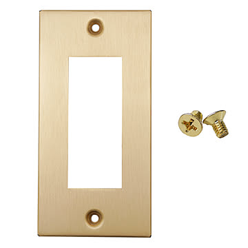 スイッチカバー コンセントカバー 真鍮 HR157 光ノ屋照明