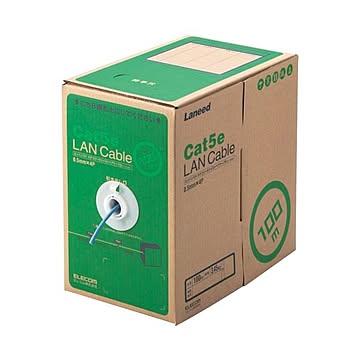 エレコム LANケーブル100mLD-CT2／BU100／RSブルー