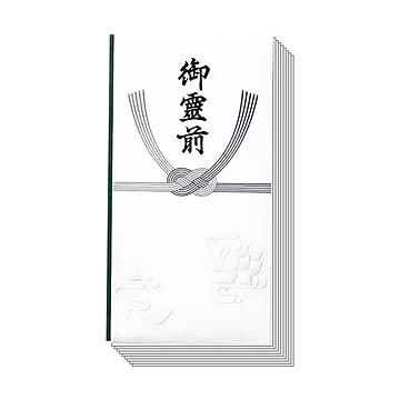 (まとめ) オリジナル 本式多当金封 御霊前 ハス型入 TT-3116 1パック(30枚)  【×10セット】