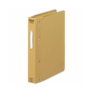 （まとめ） ライオン事務器 バインダー（MP式）B5タテ 26穴 200枚収容 総布貼り No.2 1冊 【×3セット】