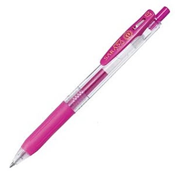 （まとめ） ゼブラ ゲルインクボールペン サラサクリップ 0.7mm マゼンタ JJB15-MZ 1本 【×60セット】