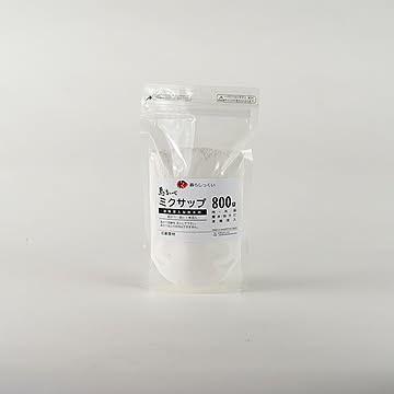 しっくい混入用撥水剤 (混入型） ミクサップ 漆喰に混入できる抗菌性能に優れた撥水剤 【暮らしっくい 関連商品】 800ｇ【OG】