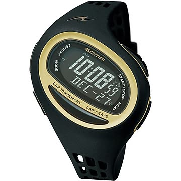 SOMA(ソーマ) RunONE 100SL MEDIUM SIZE(ランワン 100SL ミディアムサイズ) ブラック×ゴールド NS09006