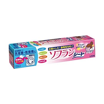 （まとめ）ライオン 乾燥機用ソフラン 1個（25枚）【×10セット】