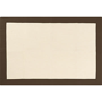 【BRID/ブリッド】Olika LINEN FRAME RUG 90×130 オリカ リネン フレームラグ