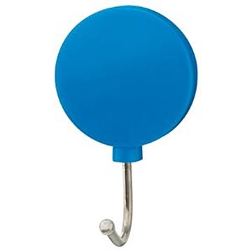 （まとめ） TANOSEE カラーマグネットフック スイング 耐荷重約1kg 青 1個 【×40セット】