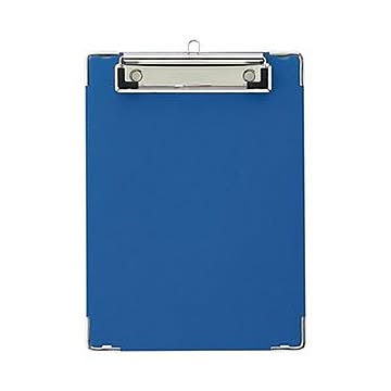 （まとめ）TANOSEE 用箋挟 A5タテ ブルー 1枚【×50セット】