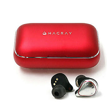 HACRAY　W1 True wireless earphones　Red HR16370 管理No. 4589753053700