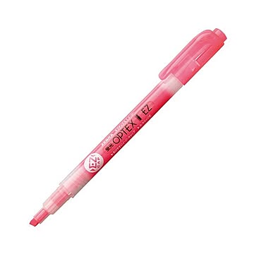 (まとめ) ゼブラ 蛍光オプテックス1 EZ ピンク WKS11-P 1本 【×300セット】